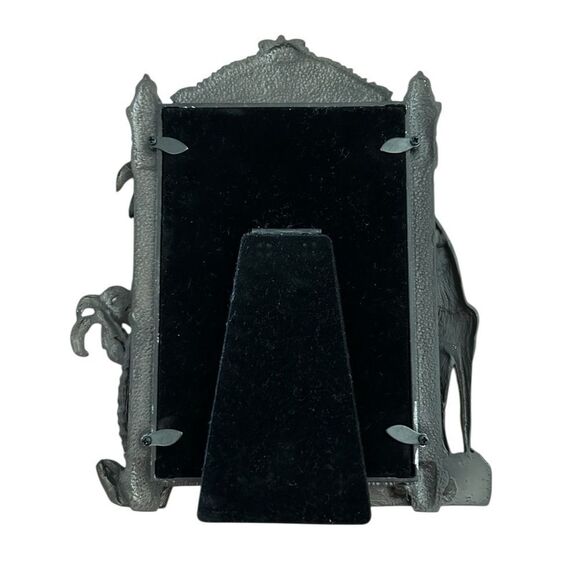 Bella Lux Czech Crystal Enamel Picture Frame Bronze Palm Tree Giraffe and Baby - Picture 5 of 5